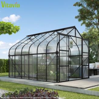 Vitavia Gewächshaus Diana 9900, HKP 4mm, schwarz