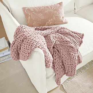 Mirabeau Tagesdecke Plaid Plixoren rosa