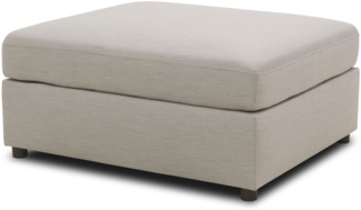 Gartenlounge Hocker Bozhana 96x44x78 mit Outdoorbezug in silber