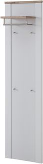 Garderobenpaneel >Dijon< in Ashgrey Dekor, MDF, Spannplatte - 48x188x30 (BxHxT)