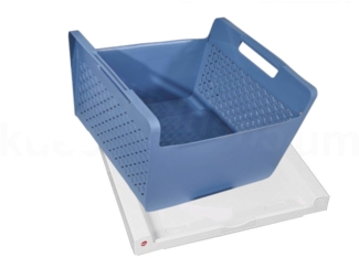 Hailo Universaltablar 3271002 Ordnungsmodul mit Wäschekorb blau 16er