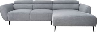WERK2 Ecksofa Alisson, mit elektrischer Sitztiefenverstellung, L-Form, Breite 277 cm, Alisson – flexibler Komfort mit modernem Design und smarten Details.