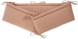 FabiMax Bettnestchen Musselin Nestchen für Beistellbetten Boxspring, 2in1 Wendedesign & klassisch, 100% Baumwolle, Made in EU