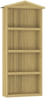 vidaXL Geräteschuppen 87x33x222 cm Kiefernholz Imprägniert 318190