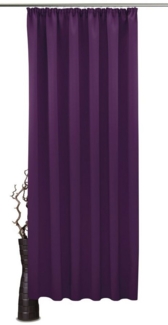 VHG Verdunkelungsvorhang Leon, Kräuselband (1 St), verdunkelnd, Polyester, Raumverdunklung