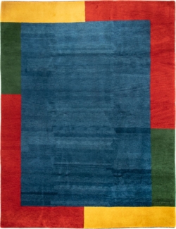 Morgenland Gabbeh Teppich - Indus - 397 x 285 cm - blau