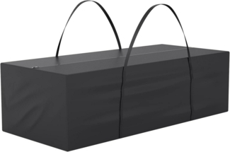 Auflagentasche Gartenauflagen Schutzhülle Oxford 173x76x51cm Schwarz