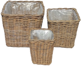 Rattan Korb Turin 3 er Set