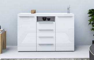 borchardt Möbel Highboard Durban, Breite 139 cm