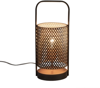formano Metalllampe in Goldschwarz Lampe Rund