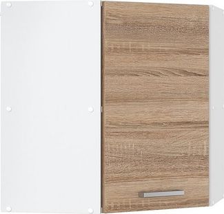 Hängeschrank R-Line Sonoma 57 cm Eckhängeschrank mit Tür Vicco