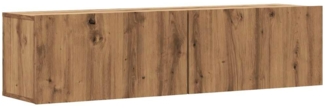 vidaXL TV-Wandschrank Artisan-Eiche 120x30x30 cm Holzwerkstoff 856021