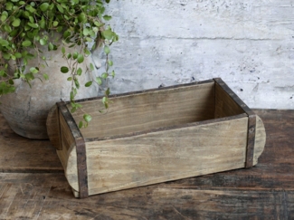 Chic Antique Pflanzschale Backsteinform unika H10/L30/B15 cm natur (1 St)