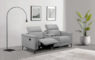 Places of Style 2-Sitzer Lund, 2er-Kinosofa, TV-Sessel, Multimedia-Sofa, m. elektrischer o. manueller Relaxfunktion, Getränkehalter u. Staufach