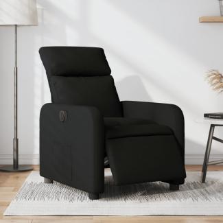 vidaXL Relaxsessel Elektrisch Schwarz Stoff 3206683