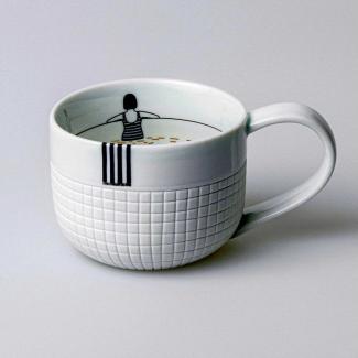 BILDERGESCHICHTEN AUSZEIT. TASSE. BADESEE