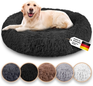 Belune Tierbett Kuschelweiches Hundebett mit Bezug - Original Belune - Made in Germany, vegane Materialien, waschbarer Bezug, verschiedene Größen und Farben, extra gemütlich