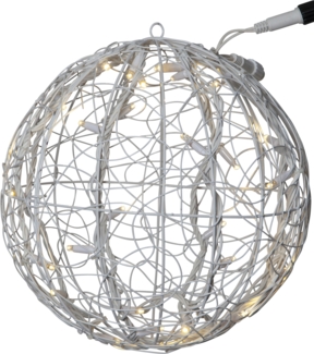 System LED "LED Kugel" 35cm, 30 LED´s, weiß