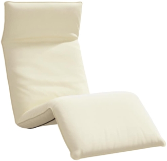 vidaXL Sonnenliege Klappbar Creme 175x54x8,5 cm Oxford-Gewebe 4019748