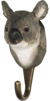Wildlife Garden Garderobenhaken Hand Carved Hook Koala