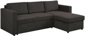 Wohnlandschaft Josua / Jena SO250 , Stoff , Beige, Braun , 230 x 83 x 155 cm
