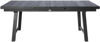 Gartentisch Keramo Dining , Keramik , Grau, Schwarz , 200 x 76 x 100 cm