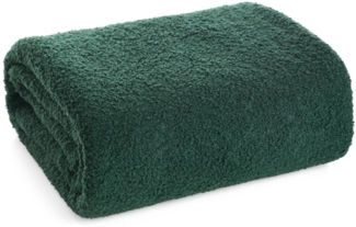 Sofadecke BOUCLE dunkelgrün 70x160 cm dunkelgrün