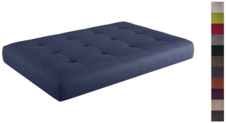 sunnypillow Sitzkissen Palettenkissen gesteppt Sitzkissen 120x80x15cm, Blau