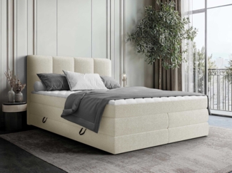 Boxspringbett Pregito (Farbe: Onega 14, Größe: 140x200)