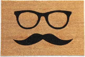 Kokos Fußmatte "Moustache" 10046473