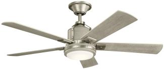 Elstead Lighting Colerne Deckenventilator LED nickel gebürstet