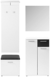 freiraum Spiegel JAKOB (B 60, H 70, T 2 cm), in Weiß 60 x 70 x 2 cm (BxHxT)