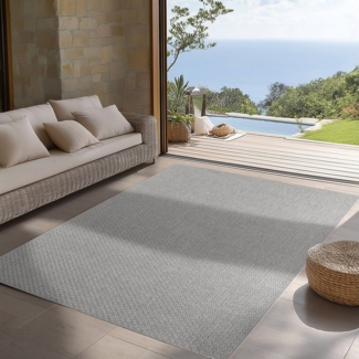 Carpettex Outdoorteppich Boho Design, Läufer, Höhe: 5 mm, Outdoor Teppich Wetterfest Modern Design Wohnzimmer Küchen Terrasse