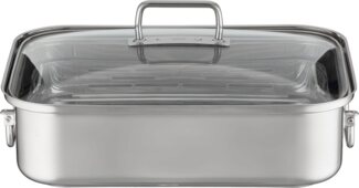 Rösle Expertiso Bräter rechteckig 38x28 cm mit Deckel