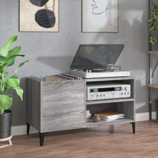 vidaXL Plattenschrank Grau Sonoma 84,5x38x48 cm Holzwerkstoff 831955