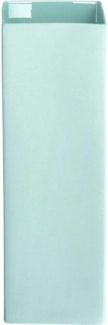 ASA Selection Cube Blue Vase, Blumenvase, Blumentopf, Tischvase, Keramikvase, Keramik, Aqua, 27 cm, 46020108