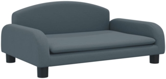 vidaXL Hundebett Dunkelgrau 70x45x30 cm Stoff