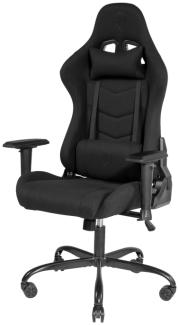 DELTACO Gaming Stuhl Jumbo Gamer Stuhl 110kg schwarz Canvas