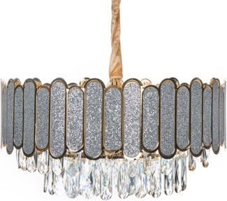 Kronleuchter AGUARICO Glas Messing