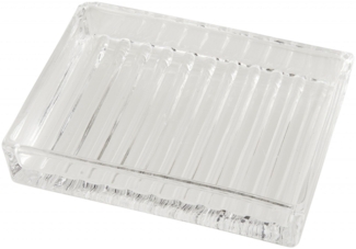 Ib Laursen - Seifenschale Glasseifenschale Klares Glas Rechteckig 0342-00