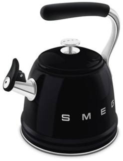 SMEG Wasserkessel Wasserkocher 2,3L Induktion Edelstahl Schwarz WKF01BL