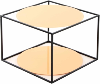 Beistelltisch Cody 110 Orange / Schwarz