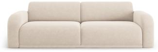 Micadoni Sofa Erin 4-Sitzer Samtstoff Beige