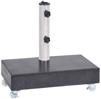 DOTMALL Schirmständer Schirmständer Schwarz 45x25x8 cm Granit