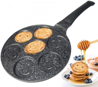 Pfannkuchen Emoij Cartoon Pfanne Alu-Guss Ø26cm Induktion Cheffinger CPSM