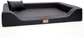 tierlando® Tierbett tierlando® Orthopädisches LUXUS-Hundebett MELODY LATEX Anti-Haar Kunst