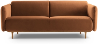 Micadoni Sofa Noomi 2-Sitzer Samt Honig