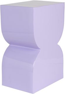 Cones Beistelltisch lila Aluminium 21cm x 30cm x 45cm