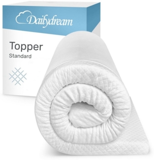 Dailydream, Topper mit Memory Foam von, Viscoschaum, (mit unterschiedlichen Bezugs-Editionen, "Aloe Vera", "Lavendel", "Clean Ocean" oder "Standard), sorgt für Druckentlastung und einen erholsamen Schlaf