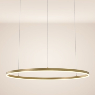 s.luce LED Ring Pendellampe Ø 100cm Gold